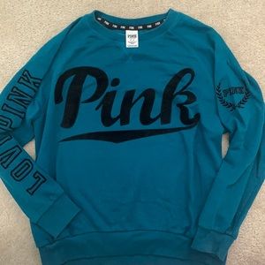 PINK Victoria’s Secret Velvet Crew Sweatshirt